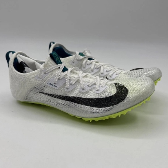 Nike Other - Nike White Black Lime Sprint Spikes